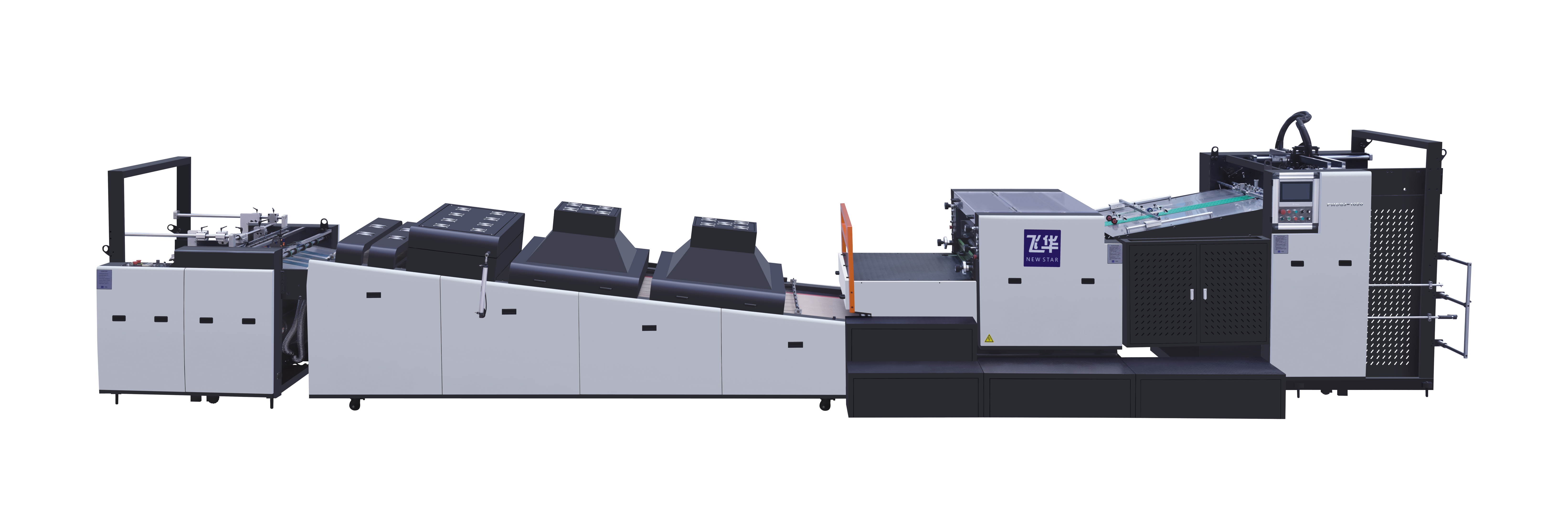 siste innovasjon Helautomatisk høyhastighets full/delvis UV-poleringsmaskin FHSGJ 1050/1450-serien